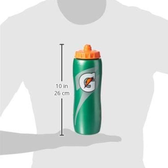 Gatorade Water Squeeze Bottle, 32 oz. with Fast Cap | Green | BRAND NEW - Picture 4 of 7